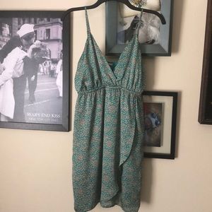 Bar III mock wrap dress